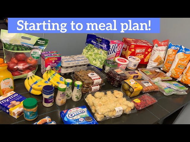 First Successful Meal Planning Grocery Haul