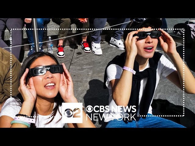 Total solar eclipse over New York - Full coverage