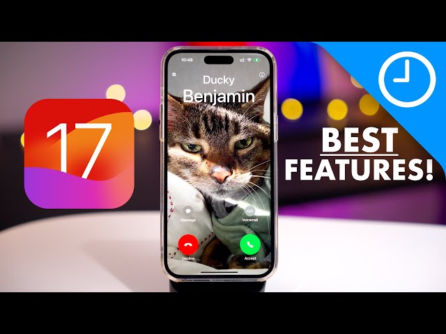 BEST iOS 17 features for iPhone!