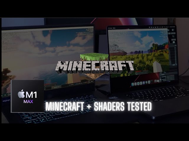 Macbook Pro 16 M1 Max Vs RTX 3070 Gaming Laptop-  Minecraft - FPS, Shaders, RTX, Fans, Temps