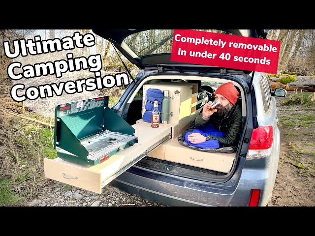 Look What I Did To My Friends Car || Ultimate DIY Camping Conversion
