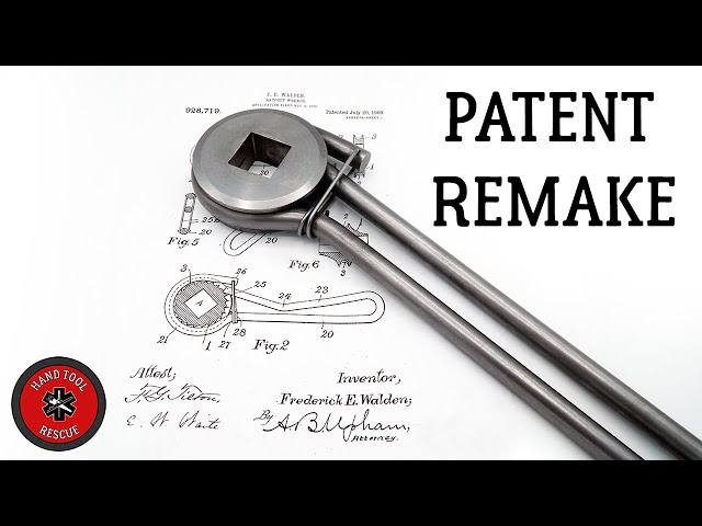 Patent Remake: 1909 Ratchet Wrench