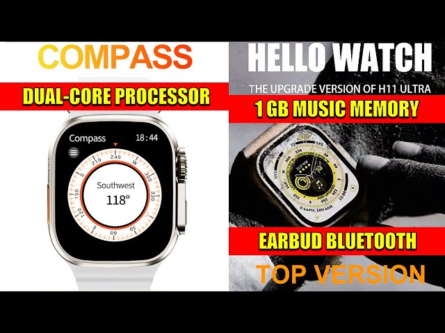 Hello Watch H11 Ultra UPGRADE - Best Apple Watch ULTRA Clone?