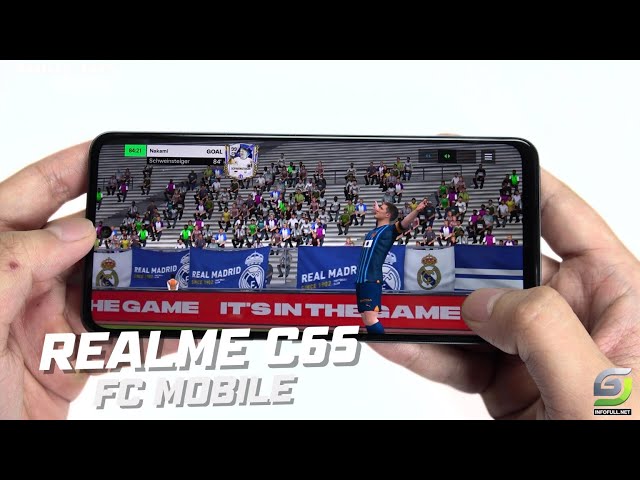 Realme C65 test game EA SPORTS FC MOBILE 24 | Helio G85