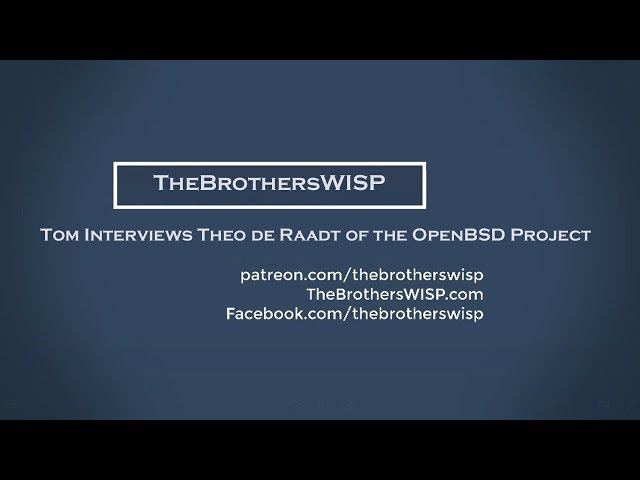 Tom Interviews Theo de Raadt of the OpenBSD Project