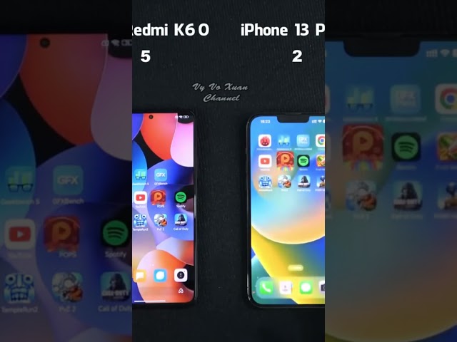 [SHORT] Xiaomi Redmi K60 vs iPhone 13 Pro max