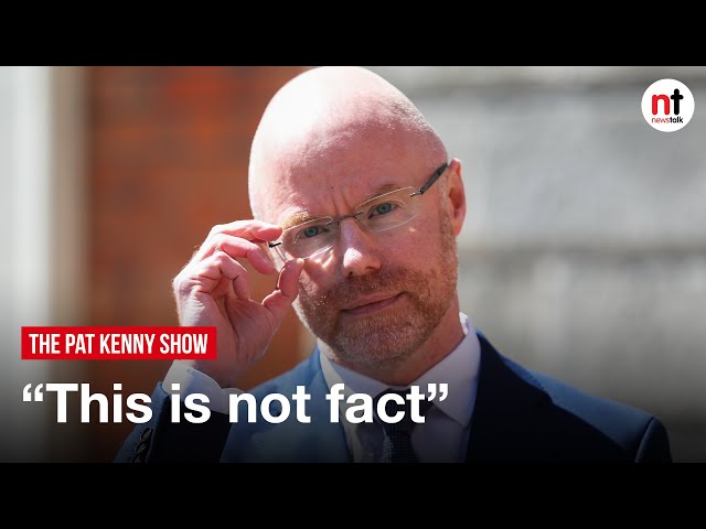 "This is propaganda, this is not fact." Pat Kenny challenges Stephen Donnelly on antigen testing