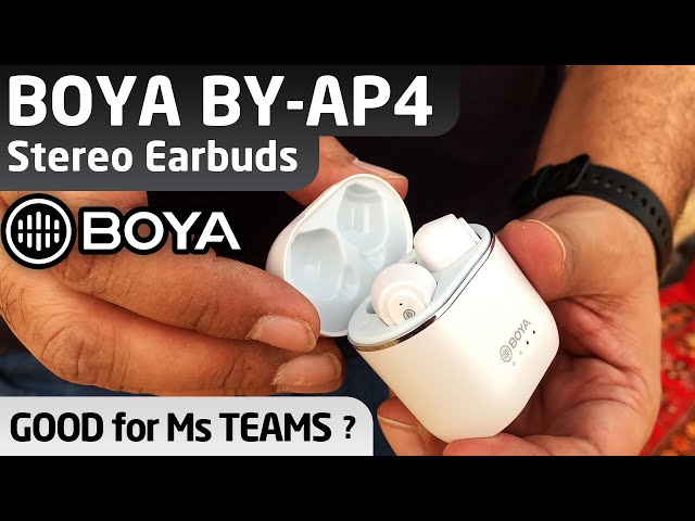 Boya BY-AP4 Stereo Earbuds - BEST Wireless Earbuds 2021 For Everyday Use!
