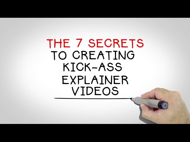 The BlueFX 7 Secrets To Creating Amazing Explainer Videos