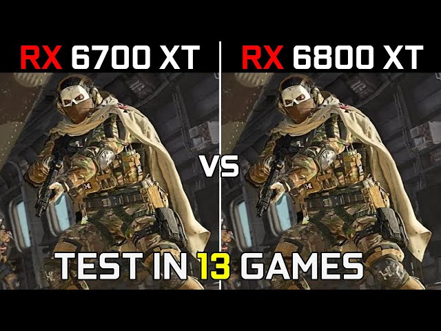 RX 6700 XT vs RX 6800 XT | Test in 13 Latest Games | 1080p - 1440p | How Big Is The Difference? 2023