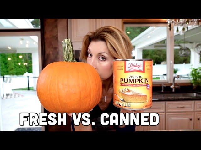 Fresh Pumpkin Purée vs Canned