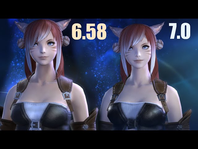 How To See Your Character in 7.0 Graphics ALREADY (Graphics Update Comparison)