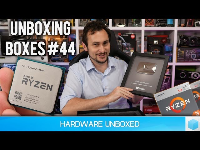 Unboxing Boxes #44: AMD Raven Ridge Unboxing, R5 2400G & R3 2200G, Asrock X399M Taichi & More!