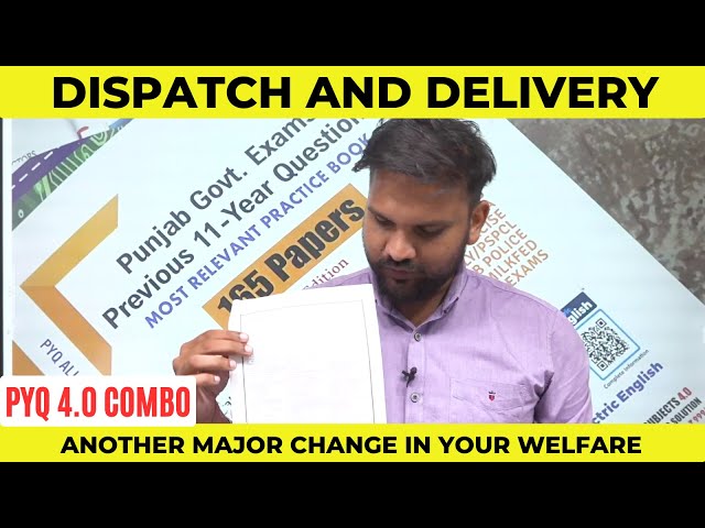 PYQ 4 Dispatch and Delivery Explained || Electric English PYQ Book For Punjab Exams 2024