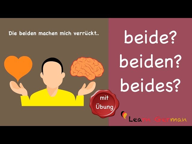 Learn German | Common Mistakes in German | beide, beiden, beides | A2 | B1