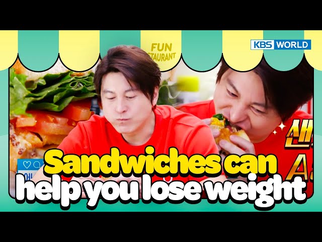Sandwiches can help lose weight [Stars Top Recipe at FunStaurant : EP181-2] | KBS WORLD TV 230724
