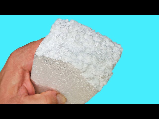 NEVER throw away Styrofoam leftovers! Genious idea!