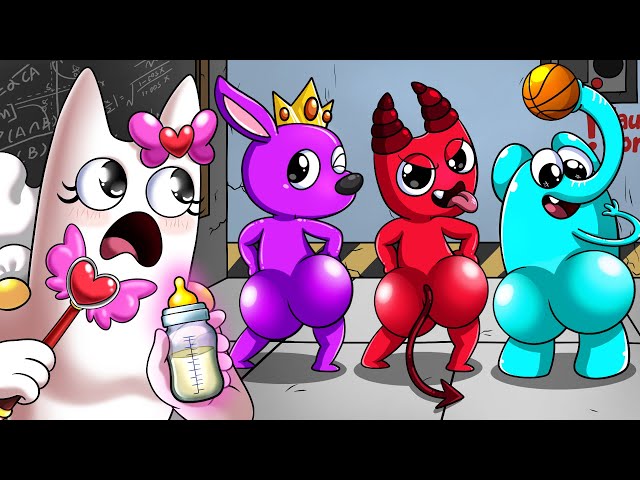 [ANIMATION] Hero BanBaleena, With 3 Cute Baby?!  | Coach Pickles,Queen Bouncelia Cartoon Compilation