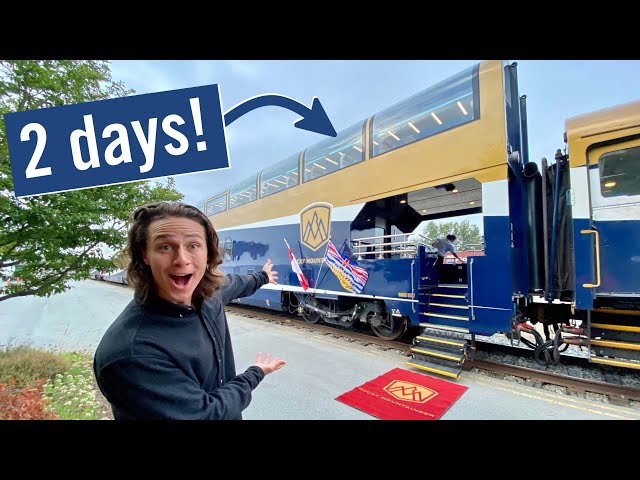 48hrs on Canada’s MOST LUXURIOUS TRAIN - The Rocky Mountaineer