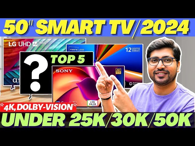 SALE🔥Best 50 Inch 4k TV 2024🔥Best TV under 30000🔥Best 50 Inch 4K TV 2024 Under 50000🔥