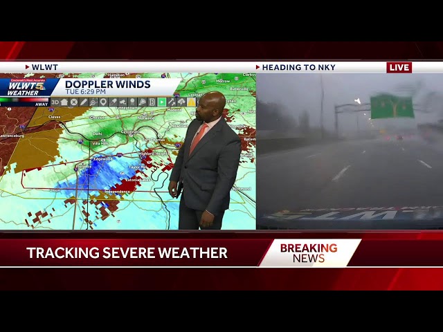 Tracking tornado warning in Northern Kentucky