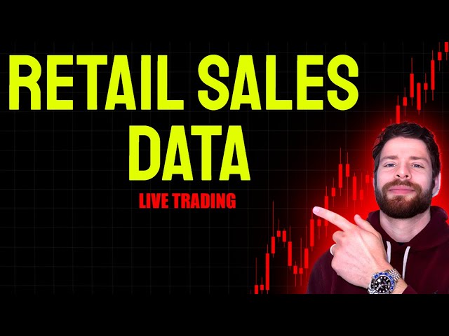 🔴RETAIL SALES DATA RELEASE 8:30AM! GOLDMAN SACHS EARNINGS! LIVE TRADING