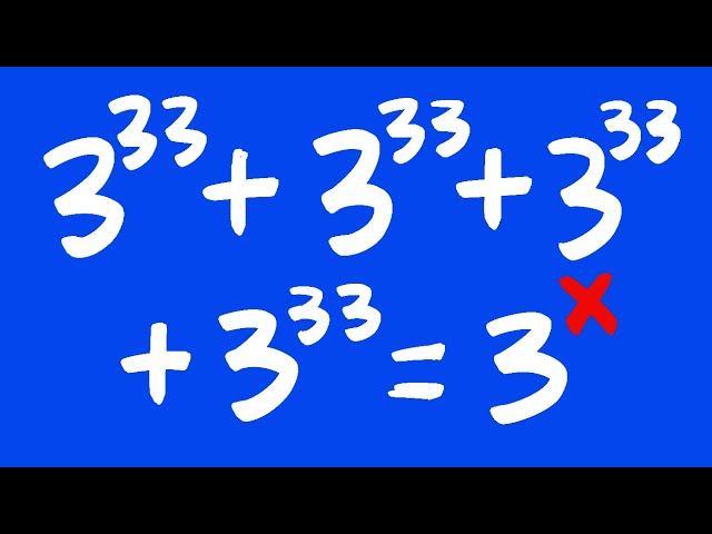 tricky exponent problem