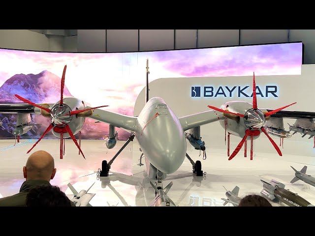 BAYRAKTAR AKINCI UAV Military Drone with SOM Missile