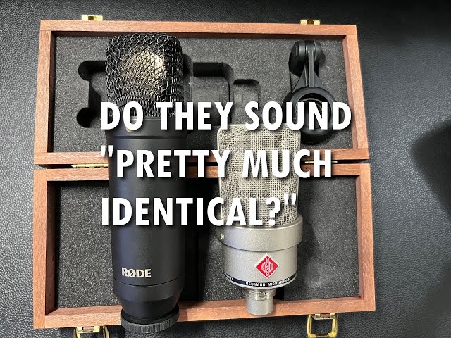 Neumann TLM 103 VS RODE NT1 microphone shootout - Do they sound 'pretty much identical' to you?