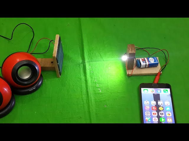 How to Send a Song(Transmit Data) Through LED Light | Li-Fi Project