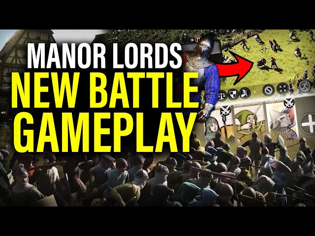 THIS IS HUGE: New Gameplay Shows Updated Manor Lords BATTLES!
