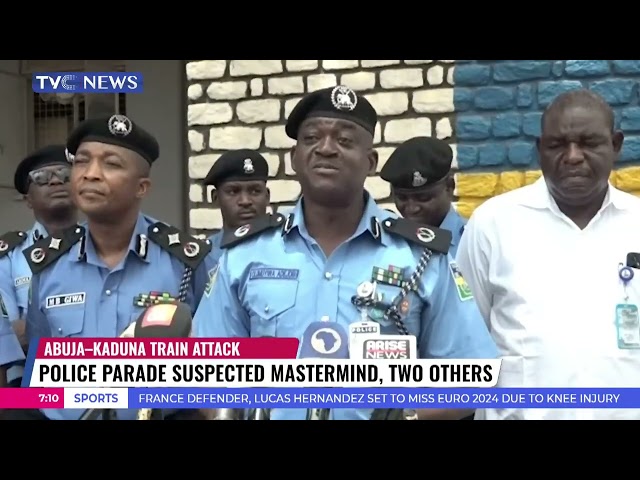 Police Parade Suspected Mastermind, Two Others Of Abuja - Kaduna Train Attack