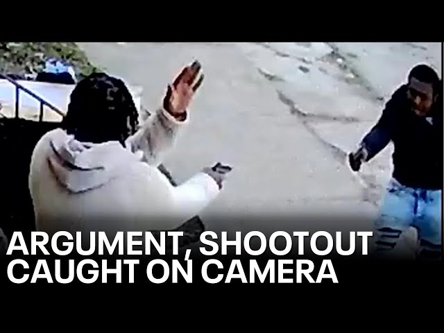 WATCH: Argument leads to broad daylight shootout on Philadelphia street