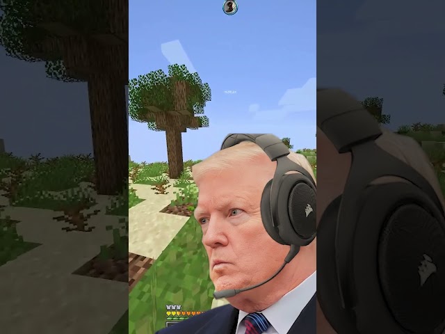 Obama Finds a Trump Crystal in Minecraft #funny #memes #ai #shorts #minecraft #gas
