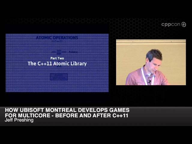CppCon 2014: Jeff Preshing "How Ubisoft Develops Games for Multicore - Before and After C++11"