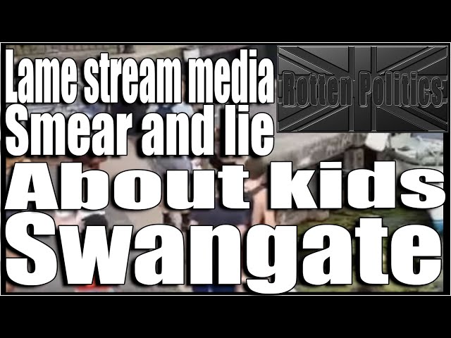 Lame stream media smear kids and lie for outrage clicks
