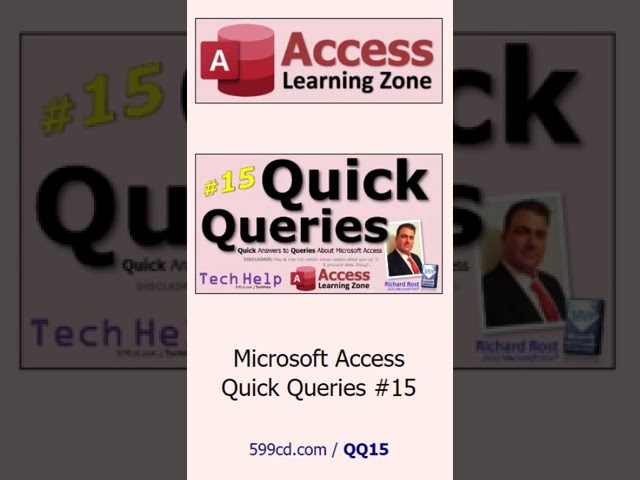 Microsoft Access Quick Queries #15. Updating Backends, Memory Leaks, Referential Integrity #msaccess