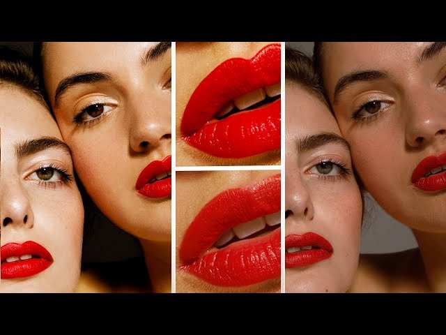 Beauty Retouching Two Different skin Tones + How to fix Lipstick in Photoshop @anitasadowska