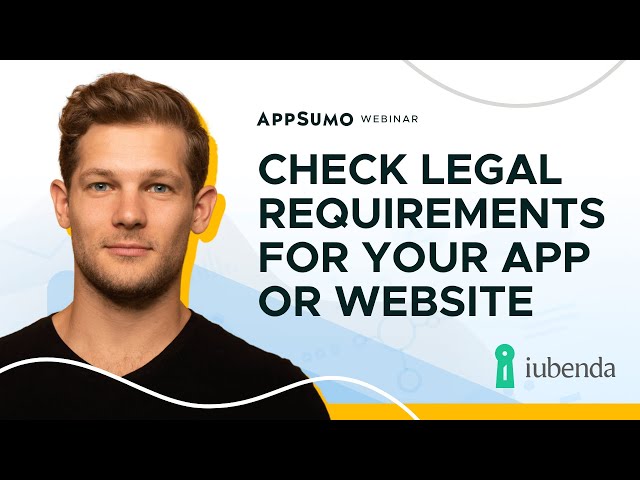 Keep your site and app compliant with all legal requirements and privacy laws with iubenda