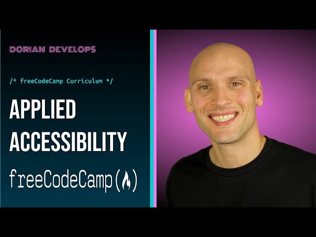 freeCodeCamp Applied Accessibility [Live] // Responsive Web Design Certification 2020