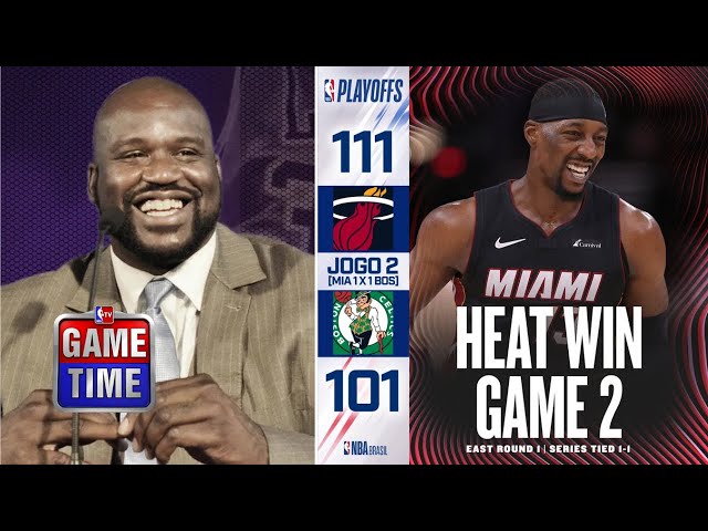 NBA GameTime | Epitome of HEAT Culture - Shaq on Heat def. Celtics 111-101 without Jimmy Butler
