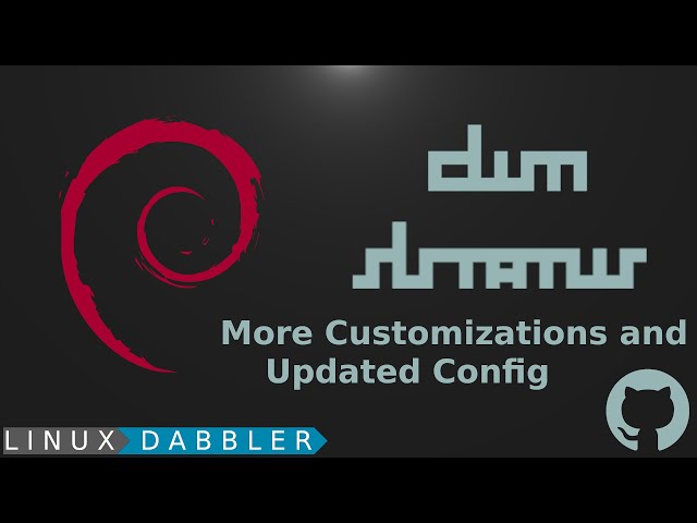 More dwm  and slstatus customization