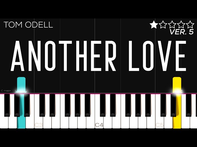 Tom Odell - Another Love | EASY Piano Tutorial