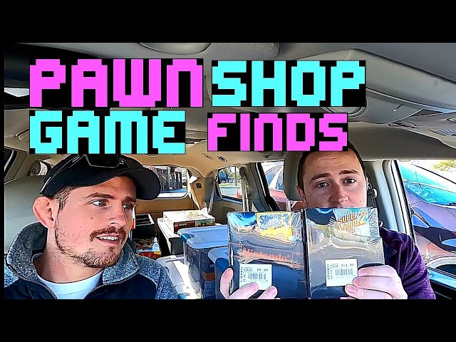 PAWN SHOP & GOODWILL Video game scores! (Live video game hunting)