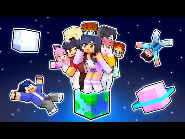 10 FRIENDS on ONE MINI EARTH In Minecraft!