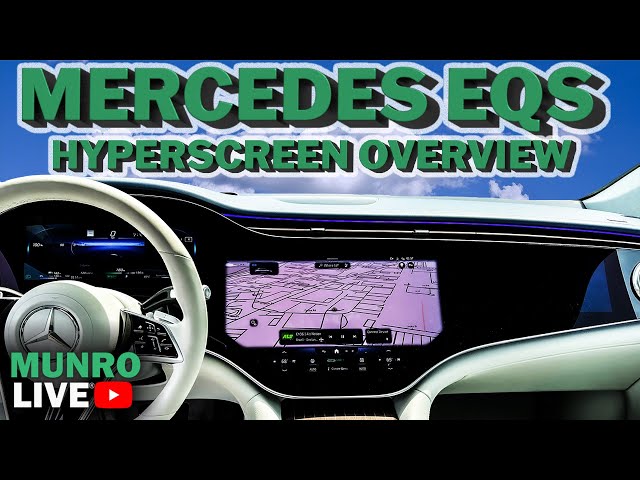 Mercedes EQS MBUX Hyperscreen Overview