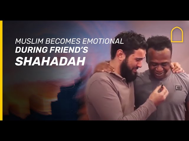 Muslim Becomes Emotional During Friend's Shahadah
