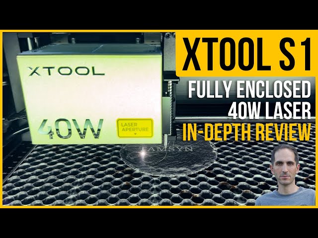 xTool S1 Review - best, safest laser I've tested so far | Fully enclosed, 40W