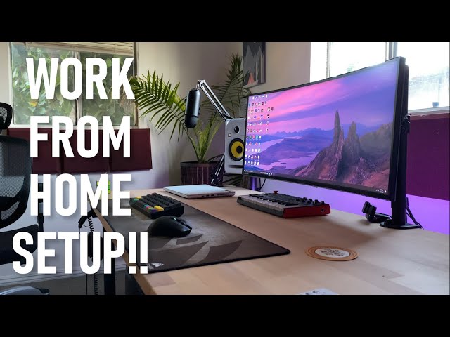 Dream Work From Home Desk Setup (2020)