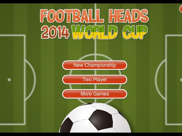 Playing Football Heads 2014 World Cup (Old Gaming Video)